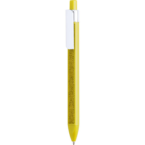 Kugelschreiber TEINS , gelb, 14,20cm (Breite), Bild 1