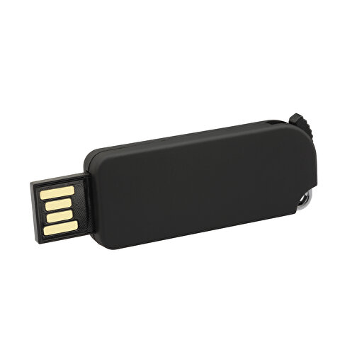 USB-Stick Pop-Up 2 GB , Promo Effects MB , schwarz MB , 2 GB , ABS MB , 3 - 10 MB/s MB , 4,90cm x 0,70cm x 1,80cm (Länge x Höhe x Breite), Bild 2
