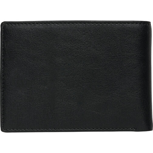 RFID Anti-Skimming Portemonnaie, Schwarz , schwarz, PU, 0,60cm x 8,30cm (Länge x Höhe), Bild 4