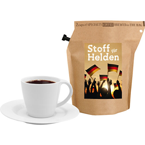 Deutschland FAN-Kaffee, Wiederverwendbarer Brühbeutel , Gemischt, 18,00cm x 0,50cm x 18,80cm (Länge x Höhe x Breite), Bild 1