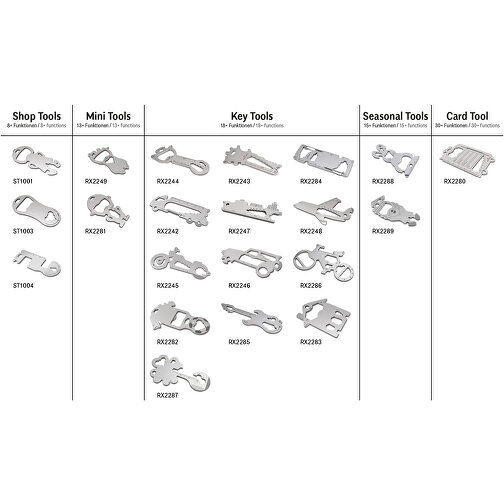 Set de cadeaux / articles cadeaux : ROMINOX® Key Tool Snake (18 functions) emballage à motif Danke, Image 14
