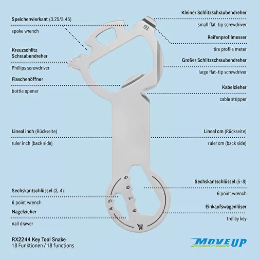 ROMINOX® nyckelverktyg Orm, Bild 10