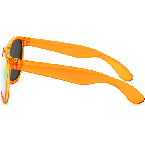 SunShine Mirror Transparent - UV 400 , Promo Effects, verspiegelt orange transparent, Rahmen aus Polycarbonat und Glass aus AC, 14,50cm x 4,80cm x 15,00cm (Länge x Höhe x Breite), Bild 3