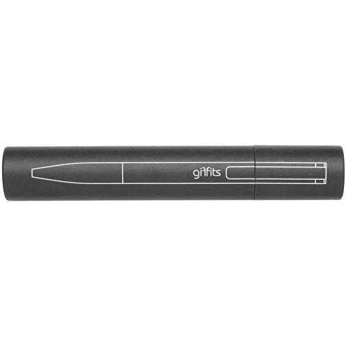 Kugelschreiber ONYX K-VIII Mit Geschenkverpackung , Promo Effects, schwarz, Metall gummiert, 14,00cm (Länge), Bild 5