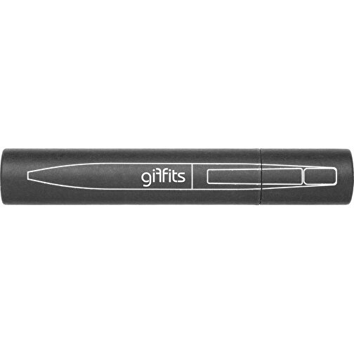 Kugelschreiber ONYX K-V Mit Geschenkverpackung , Promo Effects, schwarz, Metall gummiert, 13,50cm (Länge), Bild 5