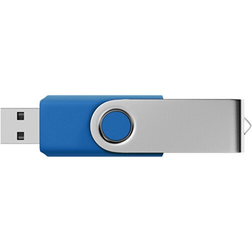 USB-Stick SWING 3.0 32 GB , Promo Effects MB , blau MB , 32 GB , Kunststoff, Metall MB , 10 - 45 MB/s MB , 5,80cm x 1,09cm x 1,90cm (Länge x Höhe x Breite), Bild 3