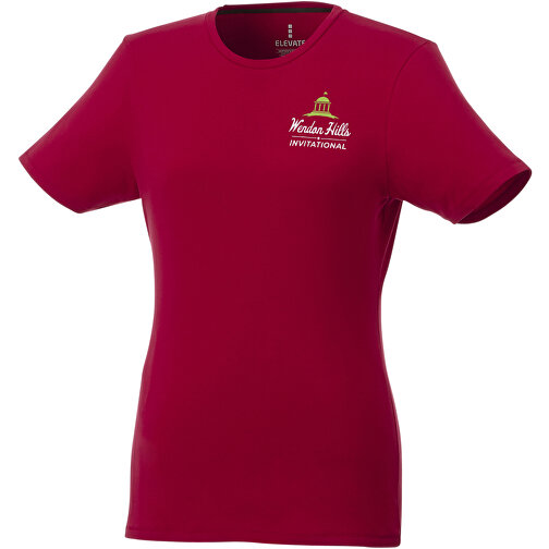 Balfour T-Shirt Für Damen , Green Concept, rot, Single jersey Strick 95% Bio Baumwolle, 5% Elastan, 200 g/m2, XL, , Bild 4