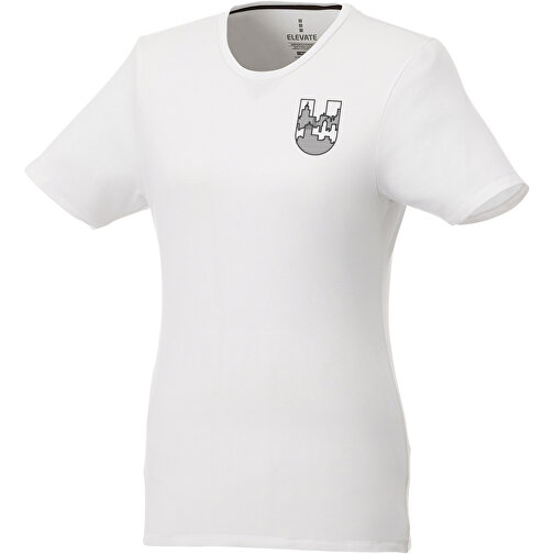 Balfour T-Shirt Für Damen , Green Concept, weiß, Single jersey Strick 95% Bio Baumwolle, 5% Elastan, 200 g/m2, M, , Bild 4