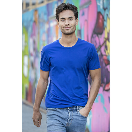 Balfour T-Shirt Für Herren , Green Concept, blau, Single jersey Strick 95% Bio Baumwolle, 5% Elastan, 200 g/m2, XS, , Bild 5