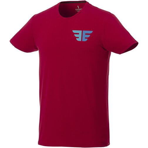 Balfour T-Shirt Für Herren , Green Concept, rot, Single jersey Strick 95% Bio Baumwolle, 5% Elastan, 200 g/m2, XXXL, , Bild 4