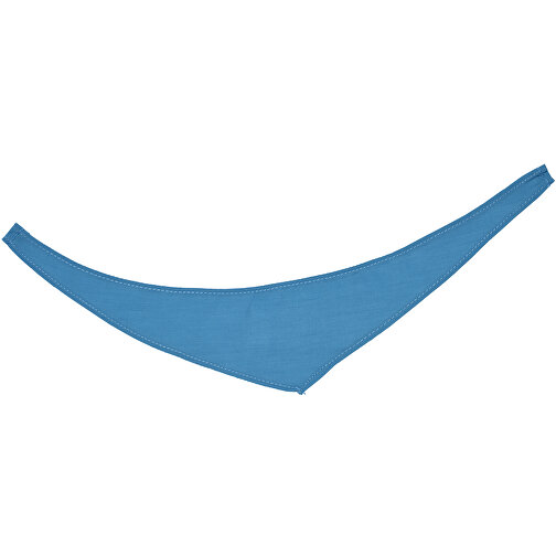 Dreiecktuch , türkis, 100% Polyester, 36,50cm x 0,20cm x 6,50cm (Länge x Höhe x Breite), Bild 1