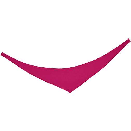 Dreiecktuch , pink, 100% Polyester, 36,50cm x 0,20cm x 6,50cm (Länge x Höhe x Breite), Bild 1
