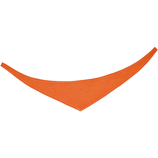 Dreiecktuch , orange, 100% Polyester, 36,50cm x 0,20cm x 6,50cm (Länge x Höhe x Breite), Bild 1