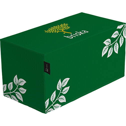 Sitzbank Cube 40x2 Inkl. 4c Digitaldruck , 40% Repreve® / 60% Polyester, 80,00cm x 40,00cm x 40,00cm (Länge x Höhe x Breite), Bild 1
