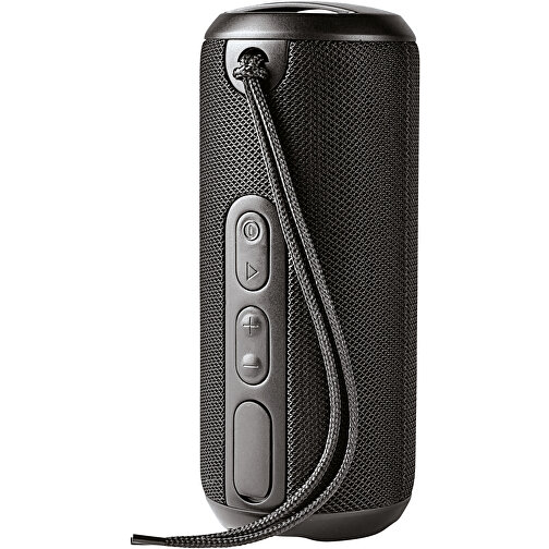 Rugged Wasserdichter Stoff Bluetooth® Lautsprecher , schwarz, ABS Kunststoff, 17,50cm (Länge), Bild 1