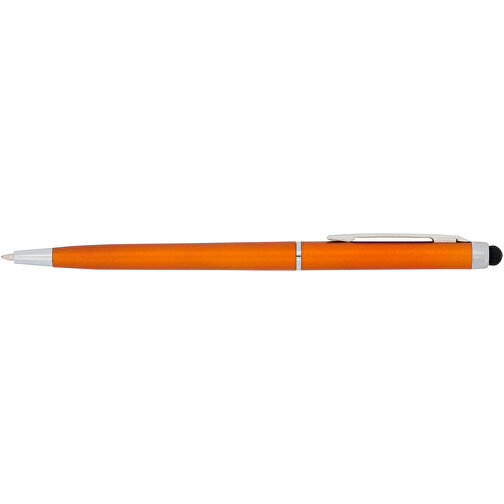 Valeria ABS Kugelschreiber Mit Stylus , orange, ABS Kunststoff, Stahl, 13,00cm (Länge), Bild 8