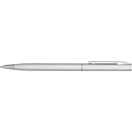 Slim Aluminium Kugelschreiber , silber, Aluminium, 0,77cm x 13,00cm (Länge x Höhe), Bild 4