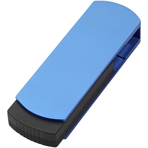 USB-Stick COVER 16GB , Promo Effects MB , blau MB , 16 GB , Kunststoff/Aluminium MB , 3 - 10 MB/s MB , 5,40cm x 0,85cm x 1,70cm (Länge x Höhe x Breite), Bild 1