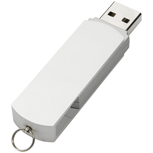 USB-Stick COVER 32GB , Promo Effects MB , silber MB , 32 GB , Kunststoff/Aluminium MB , 3 - 10 MB/s MB , 5,40cm x 0,85cm x 1,70cm (Länge x Höhe x Breite), Bild 3