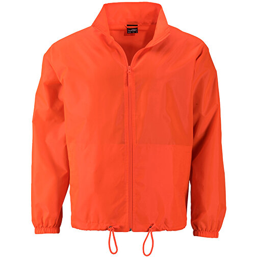 JAMES NICHOLSON Promo jakke til mænd (XXL, orange / Yderstof: 100 % polyester, 205g) som reklameartikler på GIFFITS.dk | Art.nr. 372671