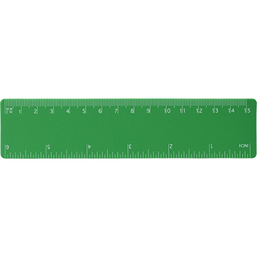 Rothko 15 Cm Kunststofflineal , grün, PP Kunststoff, 15,90cm x 0,10cm x 3,70cm (Länge x Höhe x Breite), Bild 1