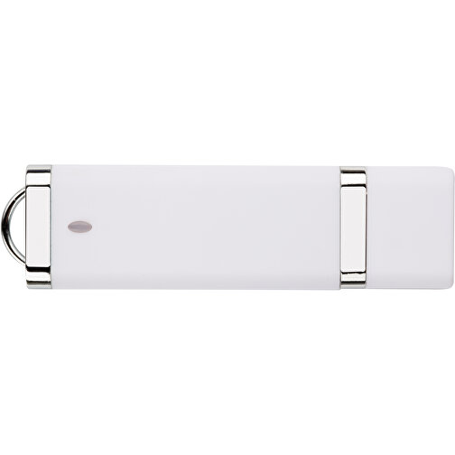 USB-Stick BASIC 1 GB , Promo Effects MB , weiß MB , 1 GB , Kunststoff MB , 3 - 10 MB/s MB , 7,40cm x 0,70cm x 2,00cm (Länge x Höhe x Breite), Bild 3