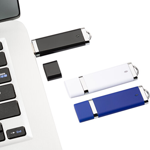USB-Stick BASIC 32 GB , Promo Effects MB , blau MB , 32 GB , Kunststoff MB , 3 - 10 MB/s MB , 7,40cm x 0,70cm x 2,00cm (Länge x Höhe x Breite), Bild 5