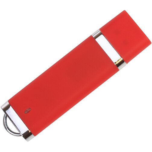USB-Stick BASIC 8 GB , Promo Effects MB , rot MB , 8 GB , Kunststoff MB , 3 - 10 MB/s MB , 7,40cm x 0,70cm x 2,00cm (Länge x Höhe x Breite), Bild 1