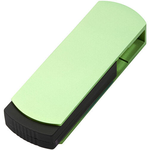 USB-Stick COVER 4GB , Promo Effects MB , grün MB , 4 GB , Kunststoff/Aluminium MB , 3 - 10 MB/s MB , 5,40cm x 0,85cm x 1,70cm (Länge x Höhe x Breite), Bild 1