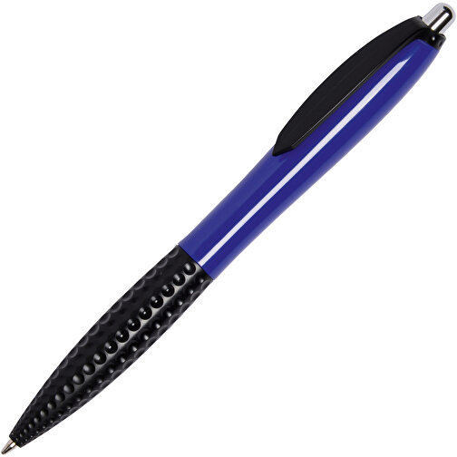 Kugelschreiber JUMP , blau, schwarz, Kunststoff, 14,00cm (Länge), Bild 2