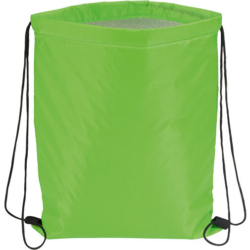 Kühlrucksack ISO COOL , hellgrün, 210D Polyester, 32,00cm x 42,00cm (Länge x Breite), Bild 1