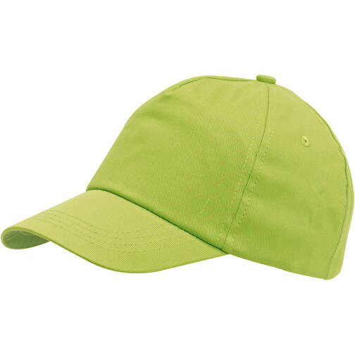 5-Panel-Cap Für Kinder KIDDY WEAR , hellgrün, 100% Baumwolle, 1,00cm (Länge), Bild 1
