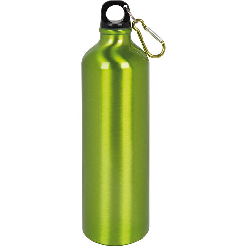 Aluminium-Trinkflasche BIG TRANSIT , grün, Aluminium / Kunststoff, 25,50cm (Höhe), Bild 1