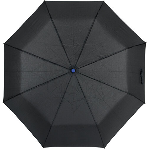Vollautomatischer Windproof-Taschenschirm STREETLIFE , blau, schwarz, Metall / Fiberglas / Polyester, , Bild 2