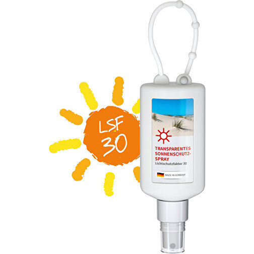 Solbeskyttelsesspray (SPF30), 50 ml Bumper frost, Body Label (R-PET), Billede 1