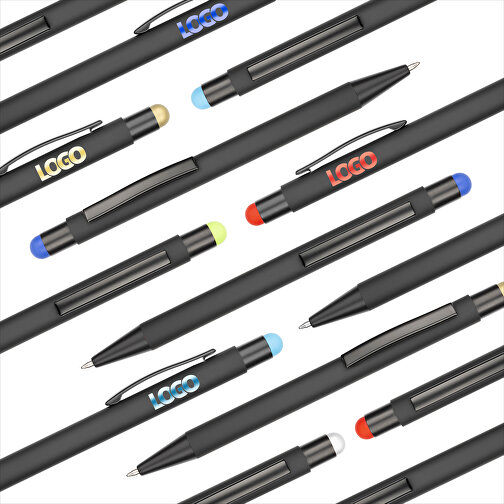 Kugelschreiber Colorado , Promo Effects, schwarz/grün, Aluminium, 13,50cm x 0,80cm (Länge x Breite), Bild 9