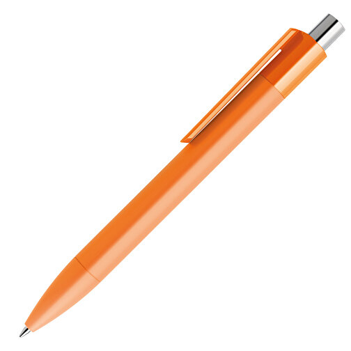 Prodir DS4 Soft Touch PRR Push Kugelschreiber , Prodir, orange / silber poliert, Kunststoff, 14,10cm x 1,40cm (Länge x Breite), Bild 4