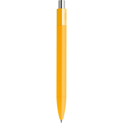 Prodir DS4 Soft Touch PRR Push Kugelschreiber , Prodir, gelb / silber poliert, Kunststoff, 14,10cm x 1,40cm (Länge x Breite), Bild 3