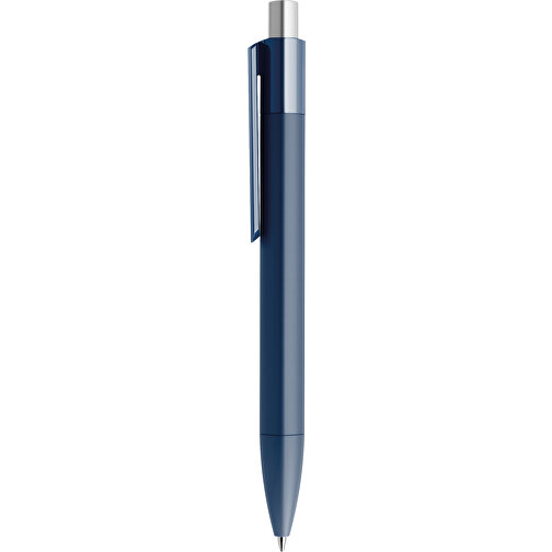 Prodir DS4 PMM Push Kugelschreiber , Prodir, sodalithblau / silber satiniert, Kunststoff, 14,10cm x 1,40cm (Länge x Breite), Bild 2
