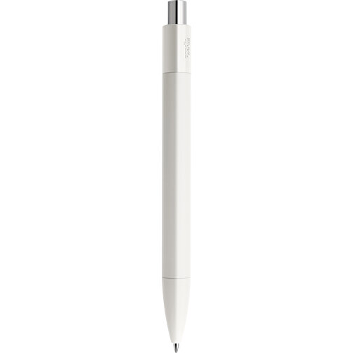 Prodir DS4 PMM Push Kugelschreiber , Prodir, weiss / silber poliert, Kunststoff, 14,10cm x 1,40cm (Länge x Breite), Bild 3
