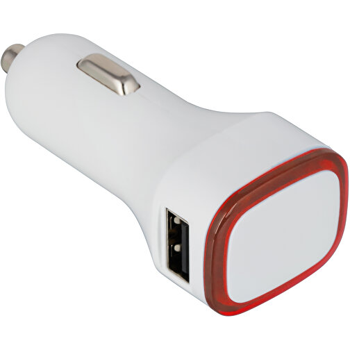 USB-Autoladeadapter COLLECTION 500 , Reflects, weiß, Kunststoff, 70,00cm x 26,00cm x 31,00cm (Länge x Höhe x Breite), Bild 1