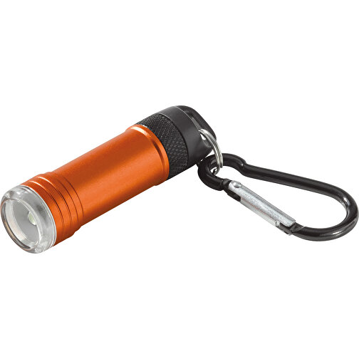 Magnetische Taschenlampe Survival , orange, Metall, 6,40cm (Höhe), Bild 1