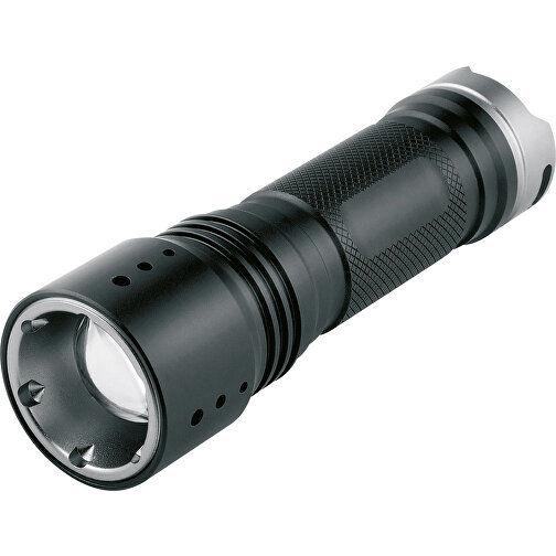 Linterna Metmaxx® LED MegaBeam 'PowerFocus5Watt' negra, Imagen 1