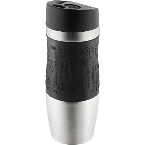 Metmaxx® Vacuum Mug 'CremaEleganza' czarny/srebrny, Obraz 1