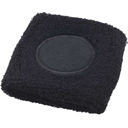 Hyper Performance Schweißarmband , schwarz, Baumwolle, 7,50cm x 1,00cm x 7,00cm (Länge x Höhe x Breite), Bild 1