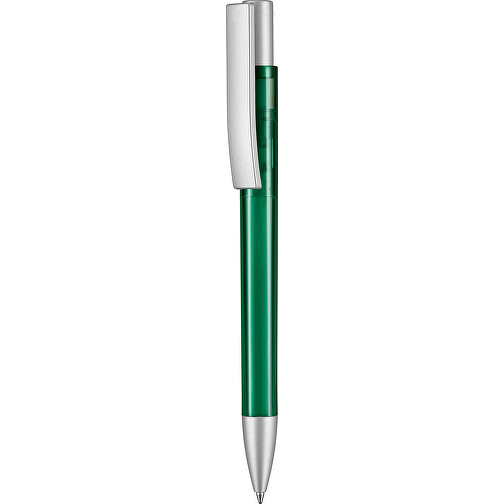 Kugelschreiber STRATOS TRANSPARENT SI , Ritter-Pen, limonen-grün, ABS-Kunststoff, 1,70cm (Länge), Bild 1