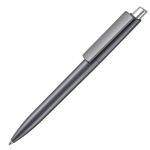 Kugelschreiber CREST M , Ritter-Pen, dunkel grau, ABS-Kunststoff, 0,95cm (Länge), Bild 2