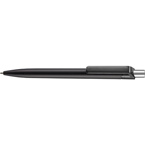 Kugelschreiber INSIDER SOFT STM , Ritter-Pen, schwarz/smoke grey, ABS-Kunststoff, 0,90cm (Länge), Bild 3