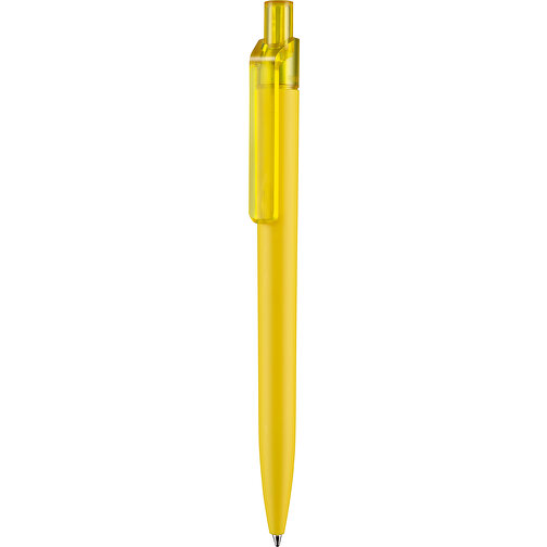 Kugelschreiber INSIDER SOFT ST , Ritter-Pen, zitronen-gelb/ananas-gelb, ABS-Kunststoff, 0,90cm (Länge), Bild 1