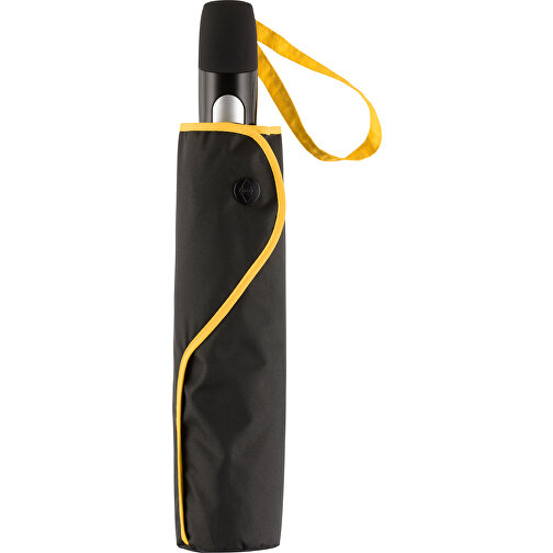 AOC-Oversize-Taschenschirm FARE® Seam , Fare, schwarz-gelb, 100% Polyester-Pongee, , Bild 3